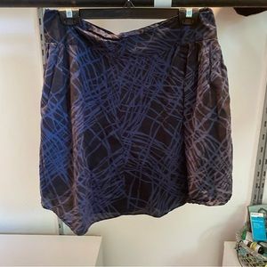 Black and blue design skirt